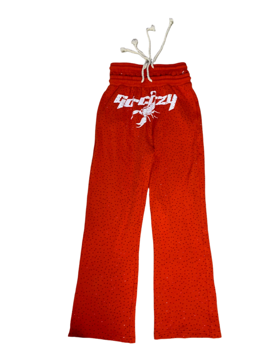 GC  100% RHINESTONES DOUBLEWAIST SOUR DIESEL PANTS (LIMITED EDITION)