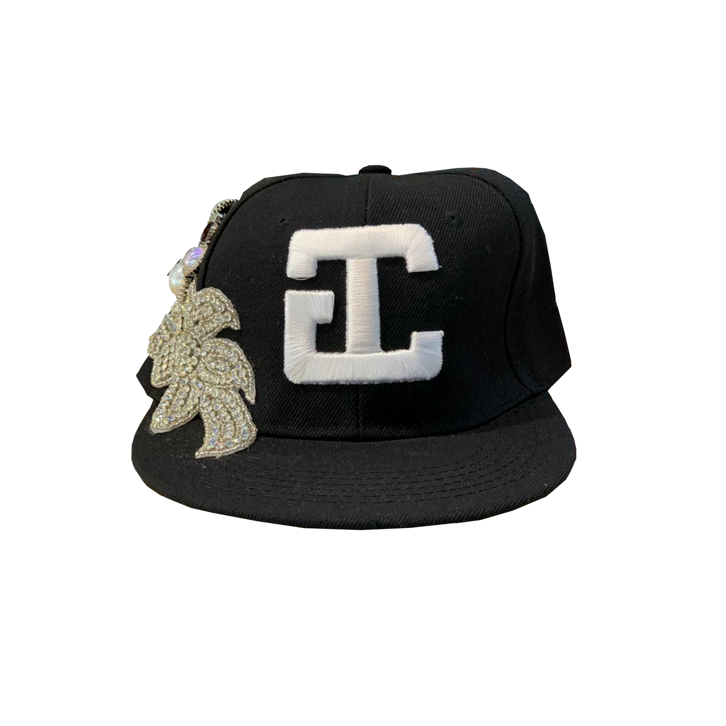 GC GOCRAZY PEARLS HANDMADE BASEBALL CAP (BLACK,RED)