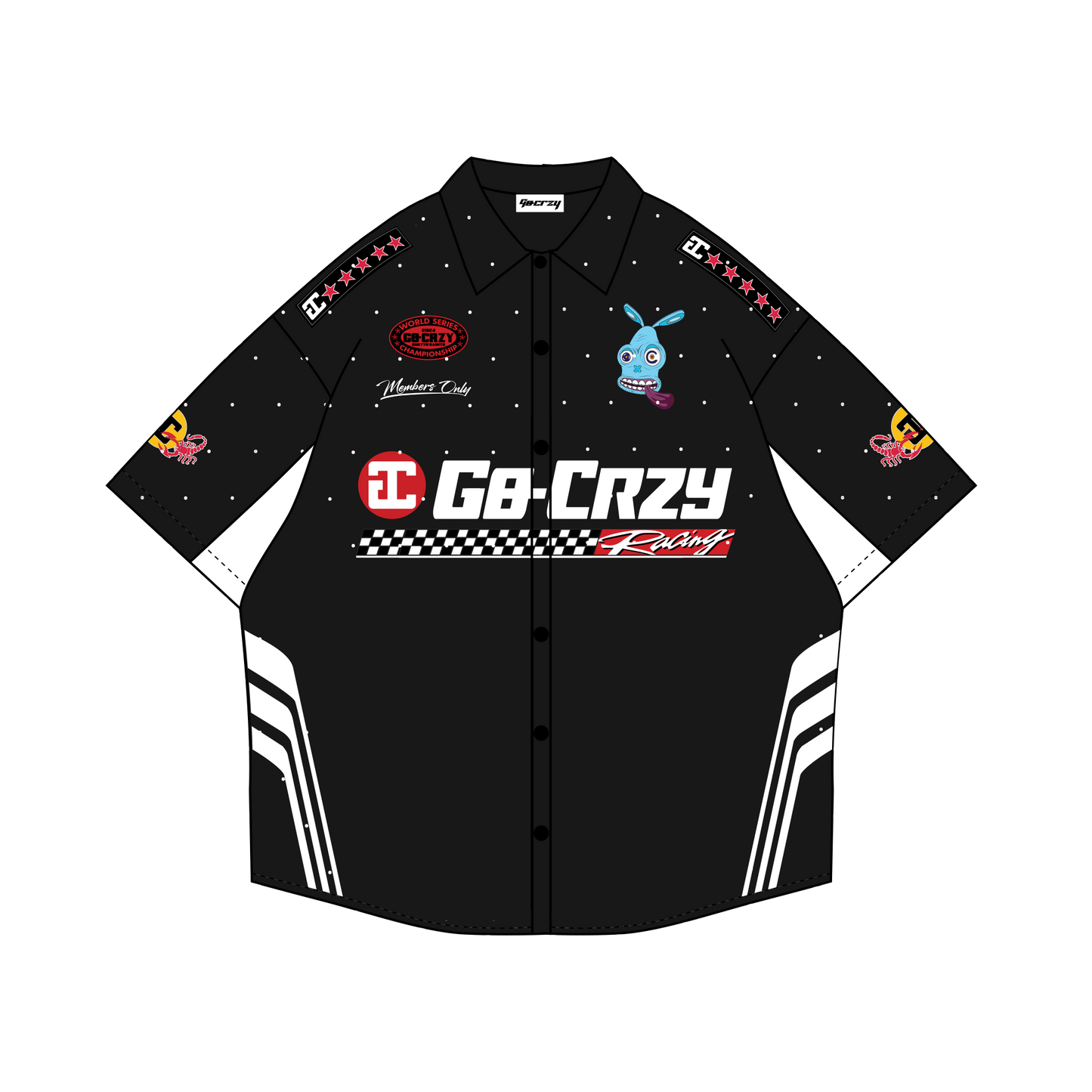 GC BRUCE BANNER RACER SHIRT (BLACK,GREEN,RED)