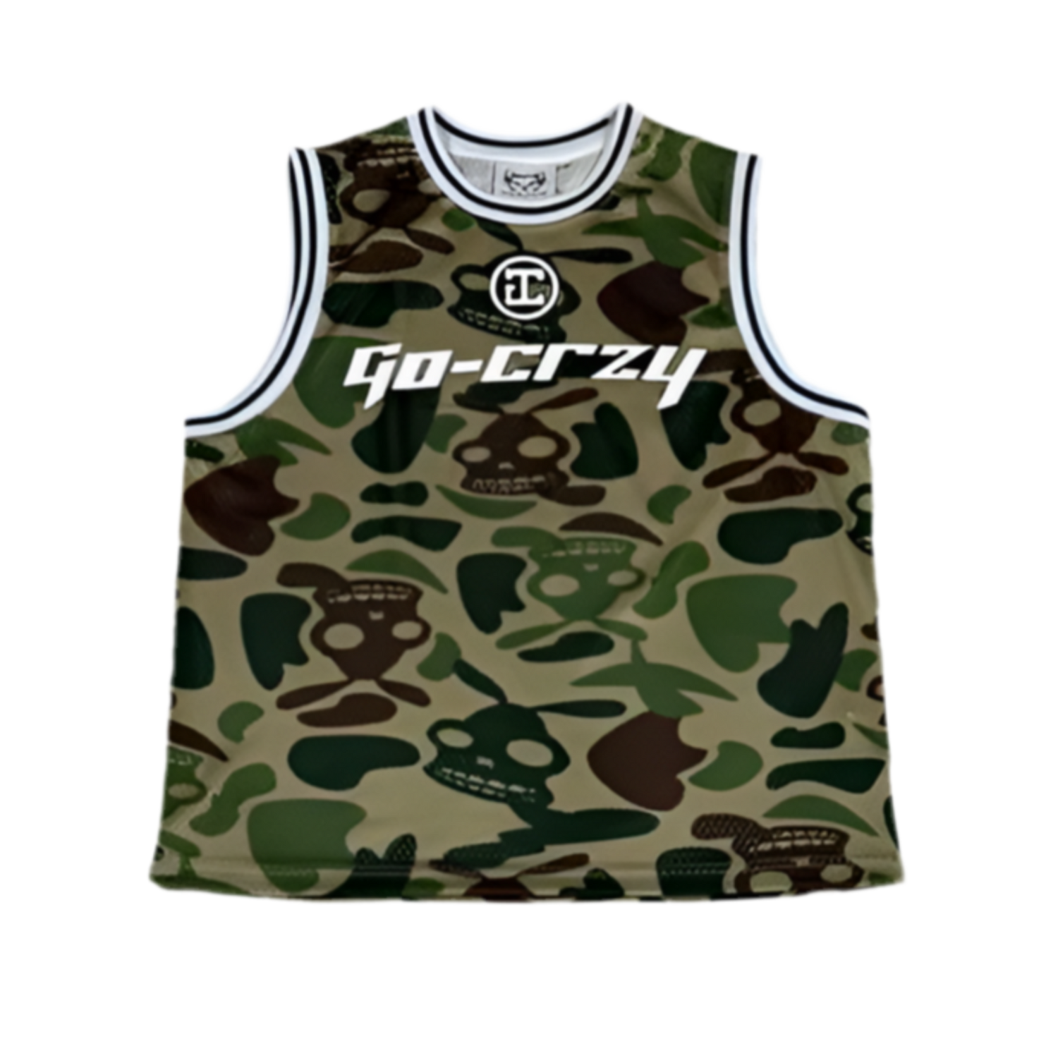 CAMOUFLAGE GHOST TRAIN BASKETBALL JERSEY