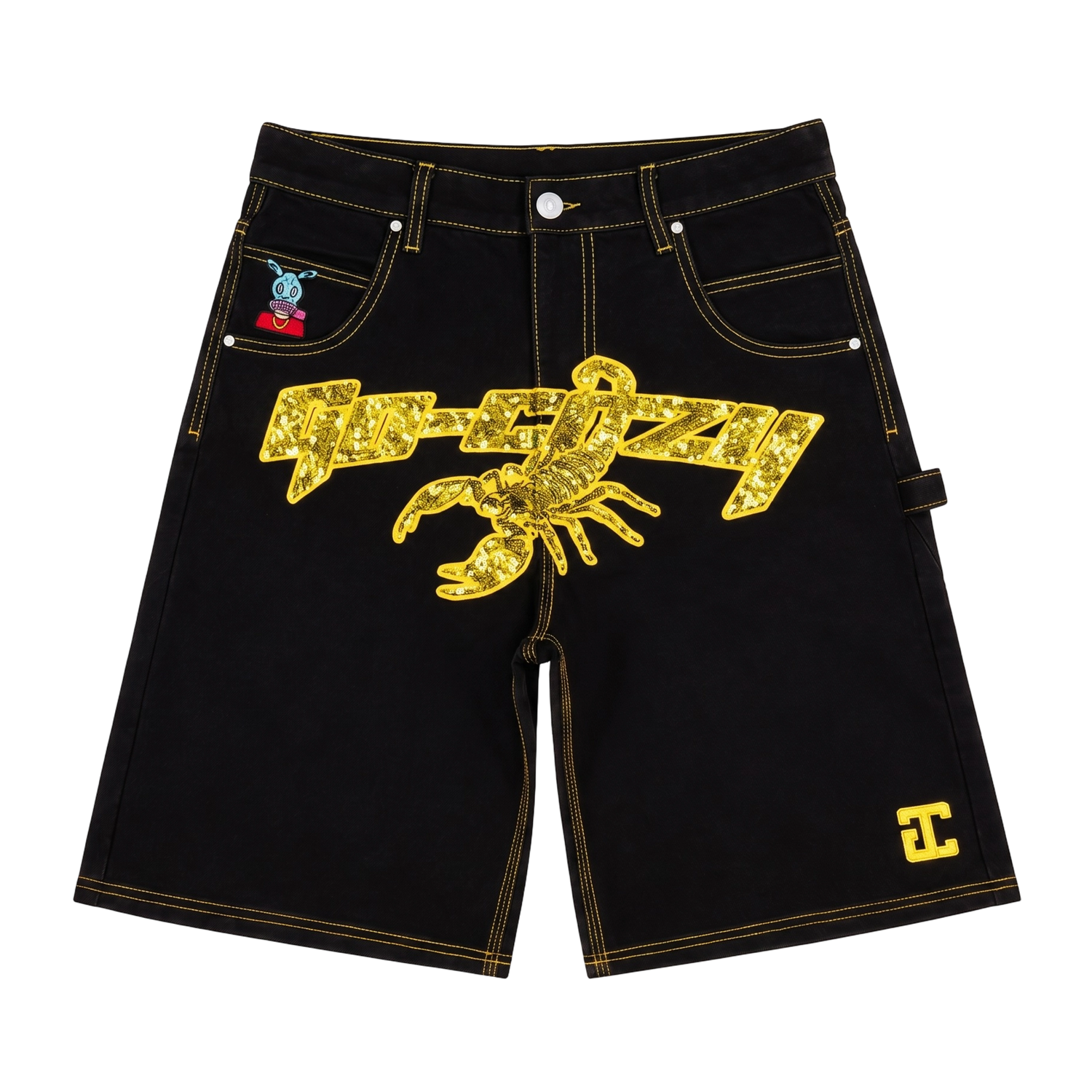 KINGS MASCOT DENIM JORTS
