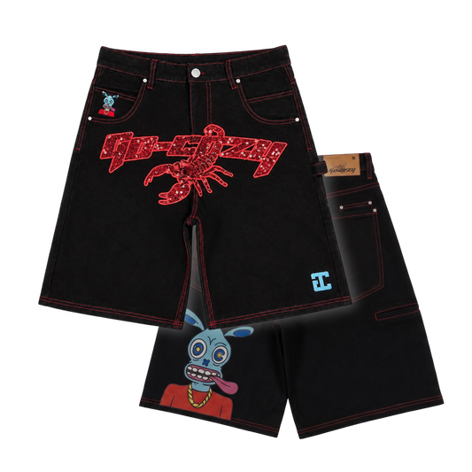KINGS MASCOT DENIM JORTS