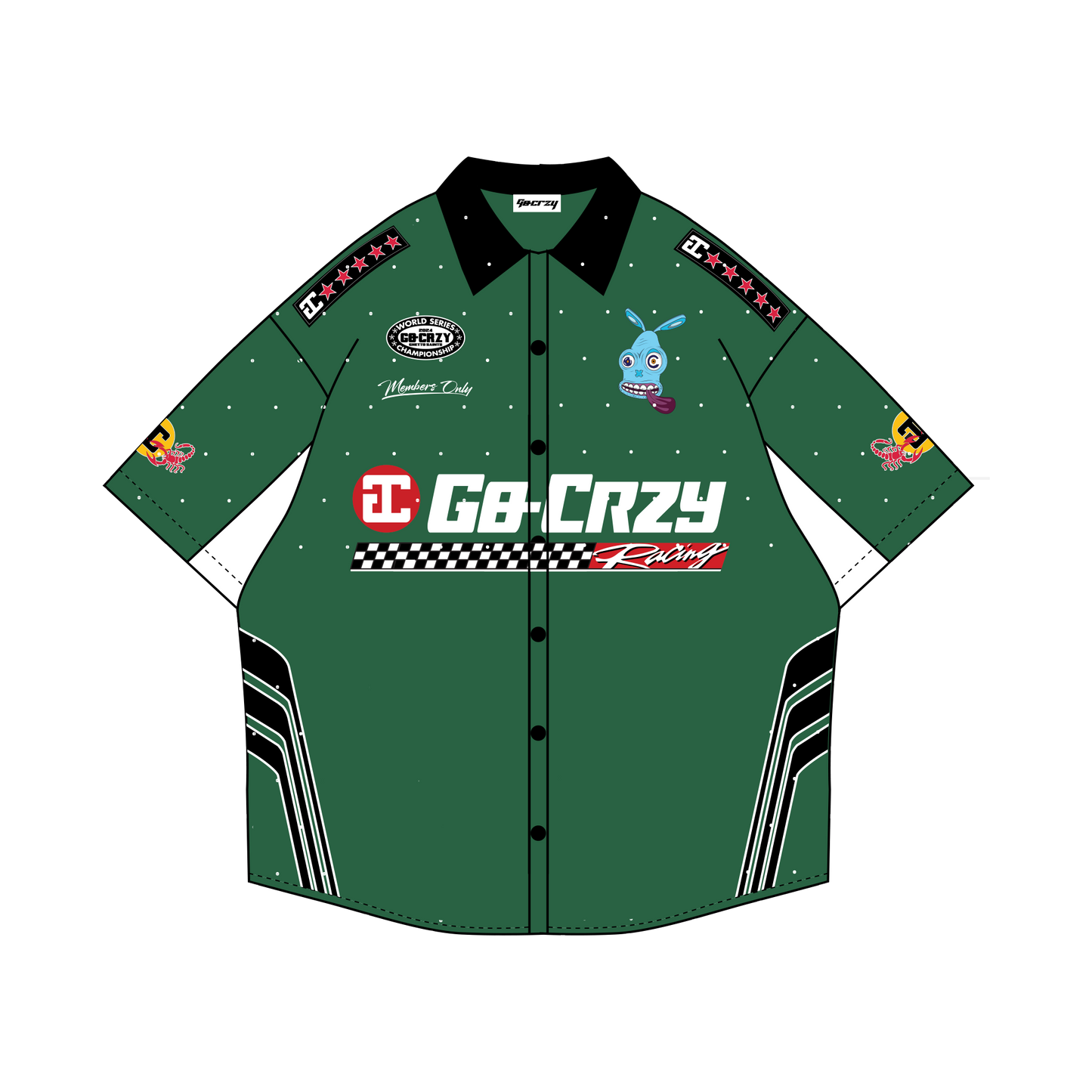 GC BRUCE BANNER RACER SHIRT (BLACK,GREEN,RED)