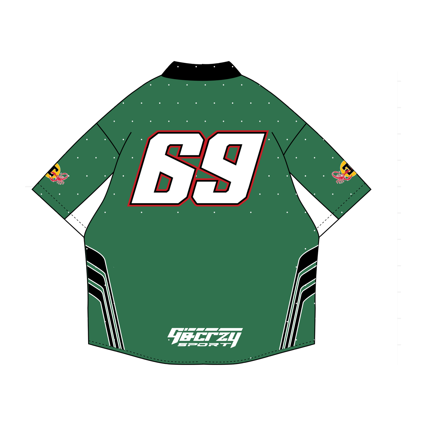 GC BRUCE BANNER RACER SHIRT (BLACK,GREEN,RED)