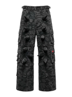 BLACK WIDOW SPIKY PANTS - HELL CAN WAIT