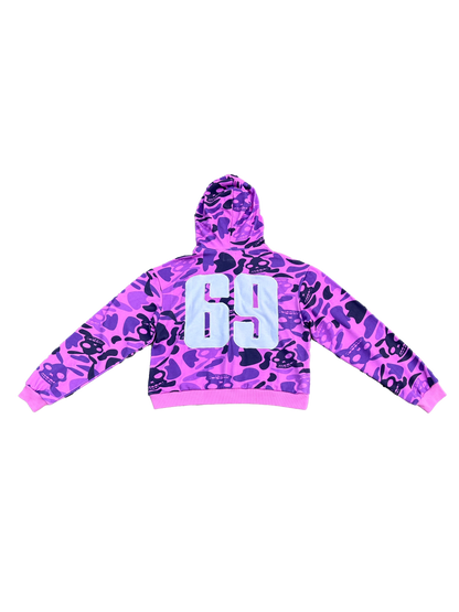 Purple Gocrzy Mascot Hoodie