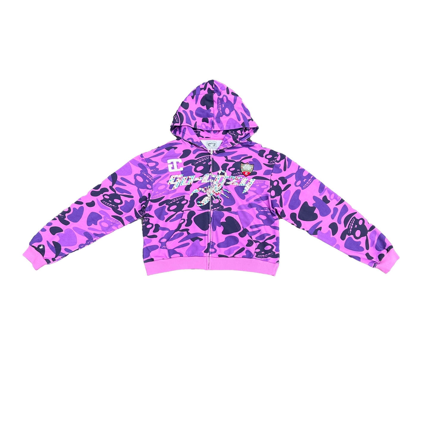Purple Gocrzy Mascot Hoodie