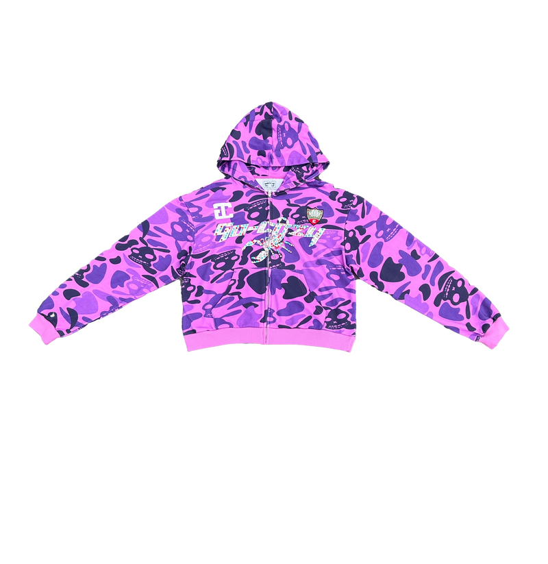 Purple Gocrzy Mascot Hoodie