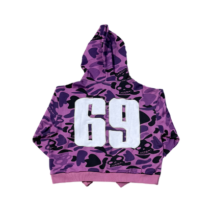 Purple Leopard Hoodie