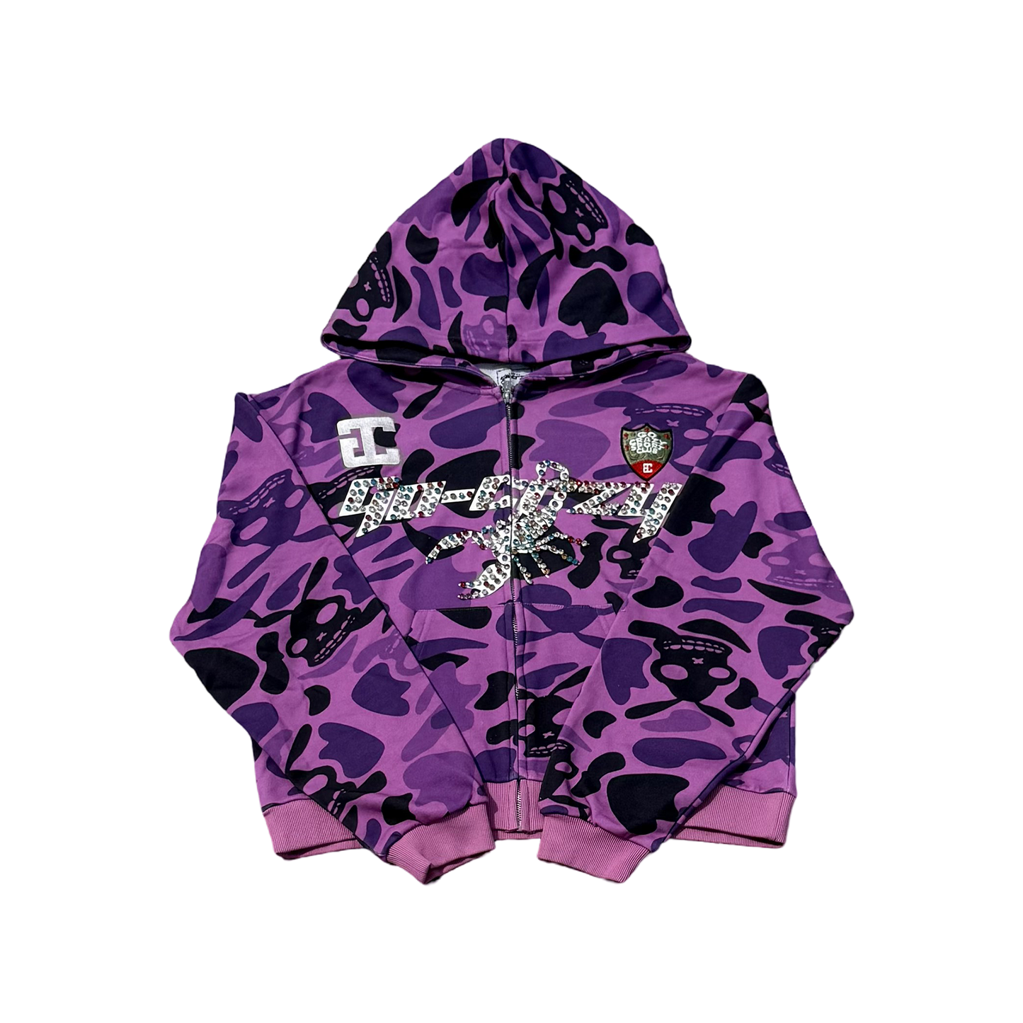 Purple Leopard Hoodie