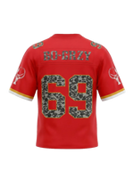 GC CAMO AMERICAN FOOTBALL JERSEY
