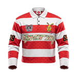 Red and White Legacy Polo