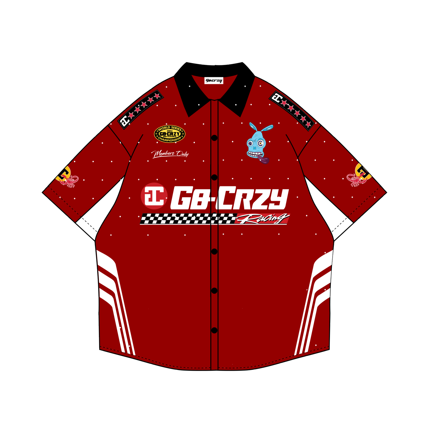 GC BRUCE BANNER RACER SHIRT (BLACK,GREEN,RED)