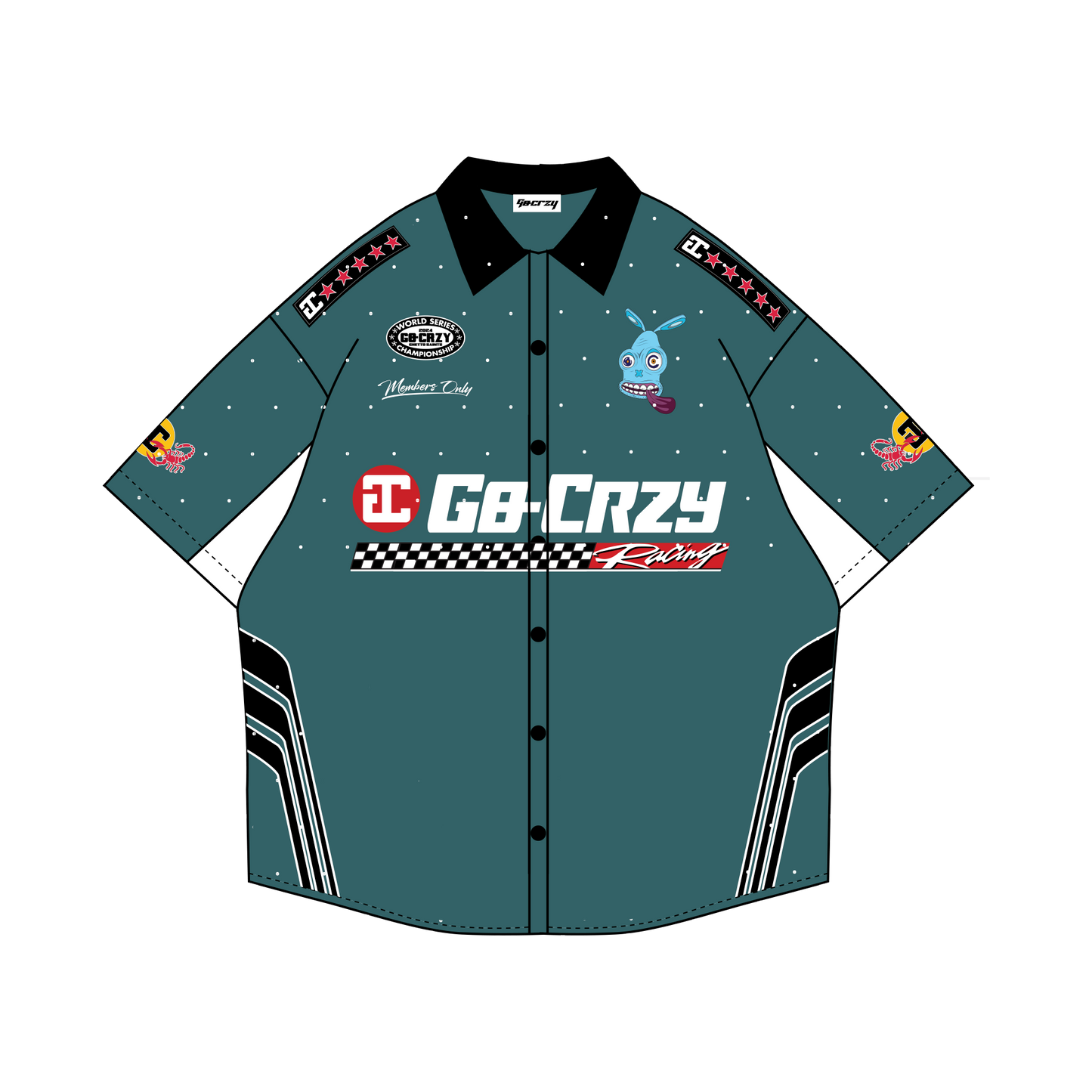 GC BRUCE BANNER RACER SHIRT (BLACK,GREEN,RED)