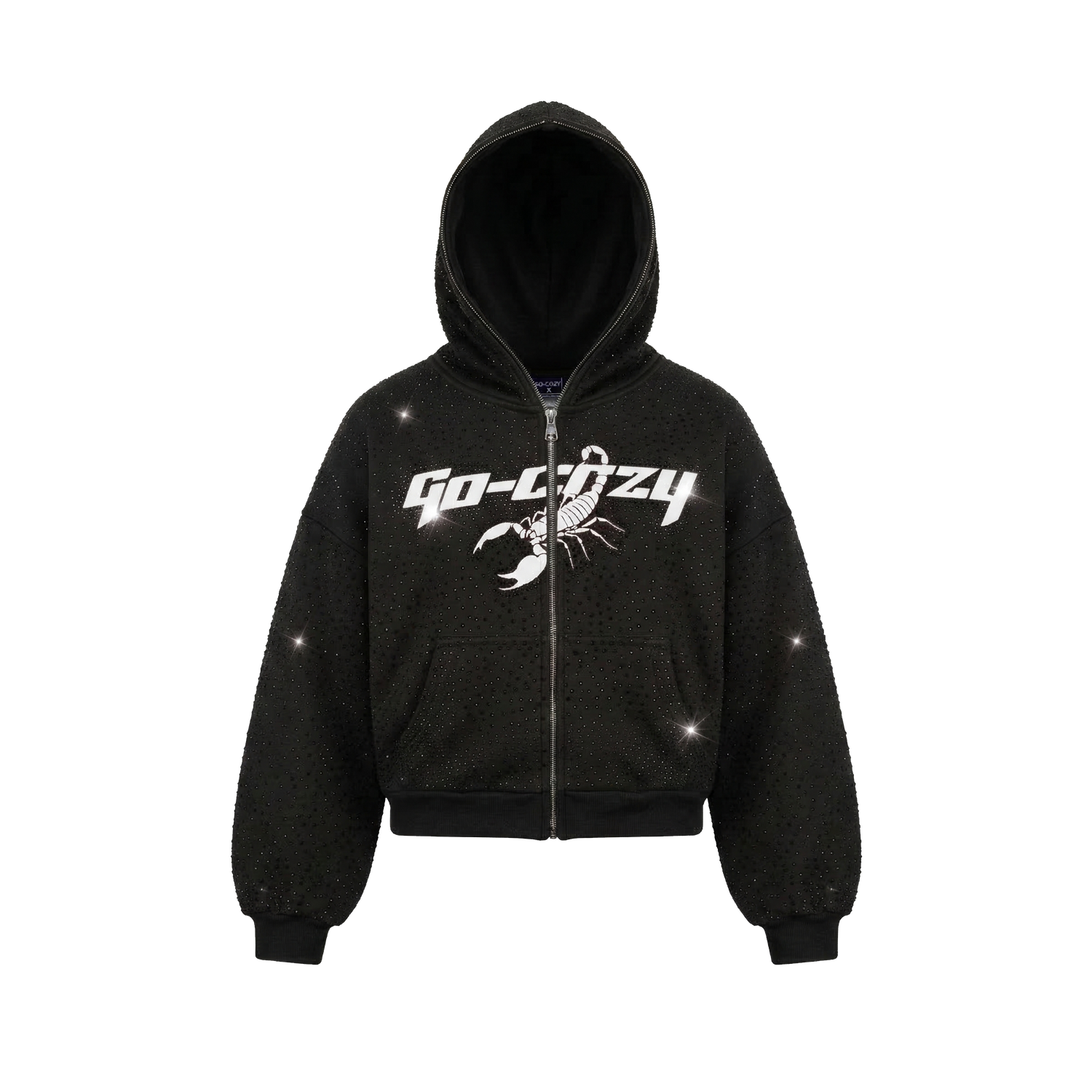 GC 100% RHINESTONES SOUR HOODIE